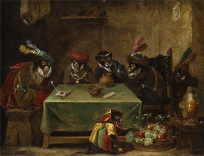 The Smoking Monkey Circle by Ferdinand van Kessel
